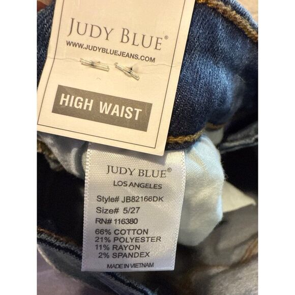 NWT Judy Blue Curvy Miranda High Waist Leopard Patch Skinny Size 5/27 - Picture 8 of 15